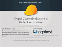 Tablet Screenshot of highqstudios.com